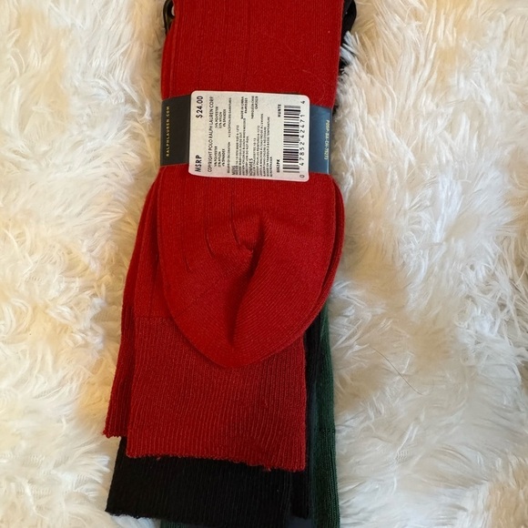 POLO RALPH LAUREN  Soft antimicrobial comfort fit reinforced Heel ,Toe
Socks - Picture 6 of 9